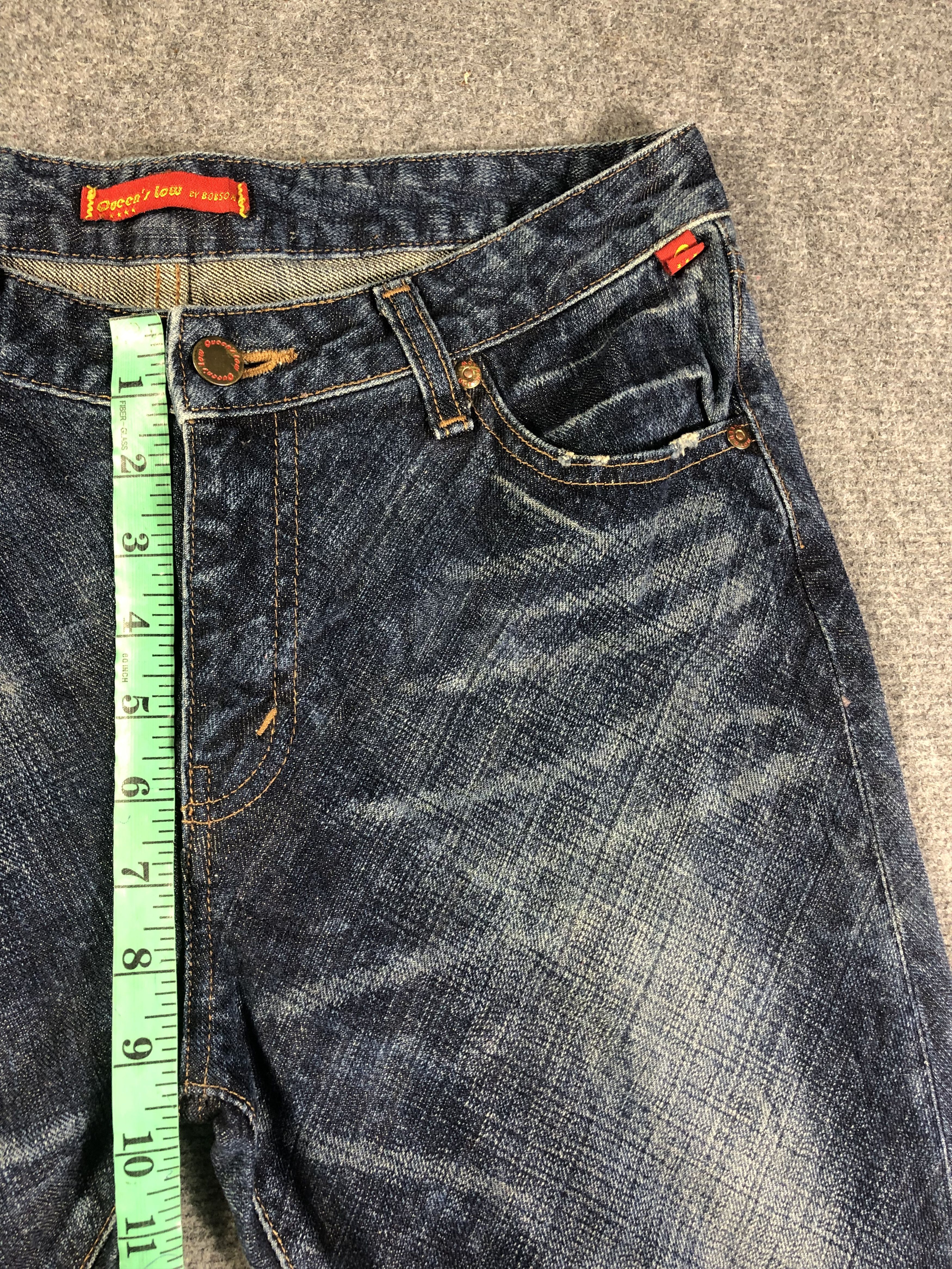 Other Queen's Low by Bobson Flare Jeans 29x28 Size 29" - 9 Thumbnail