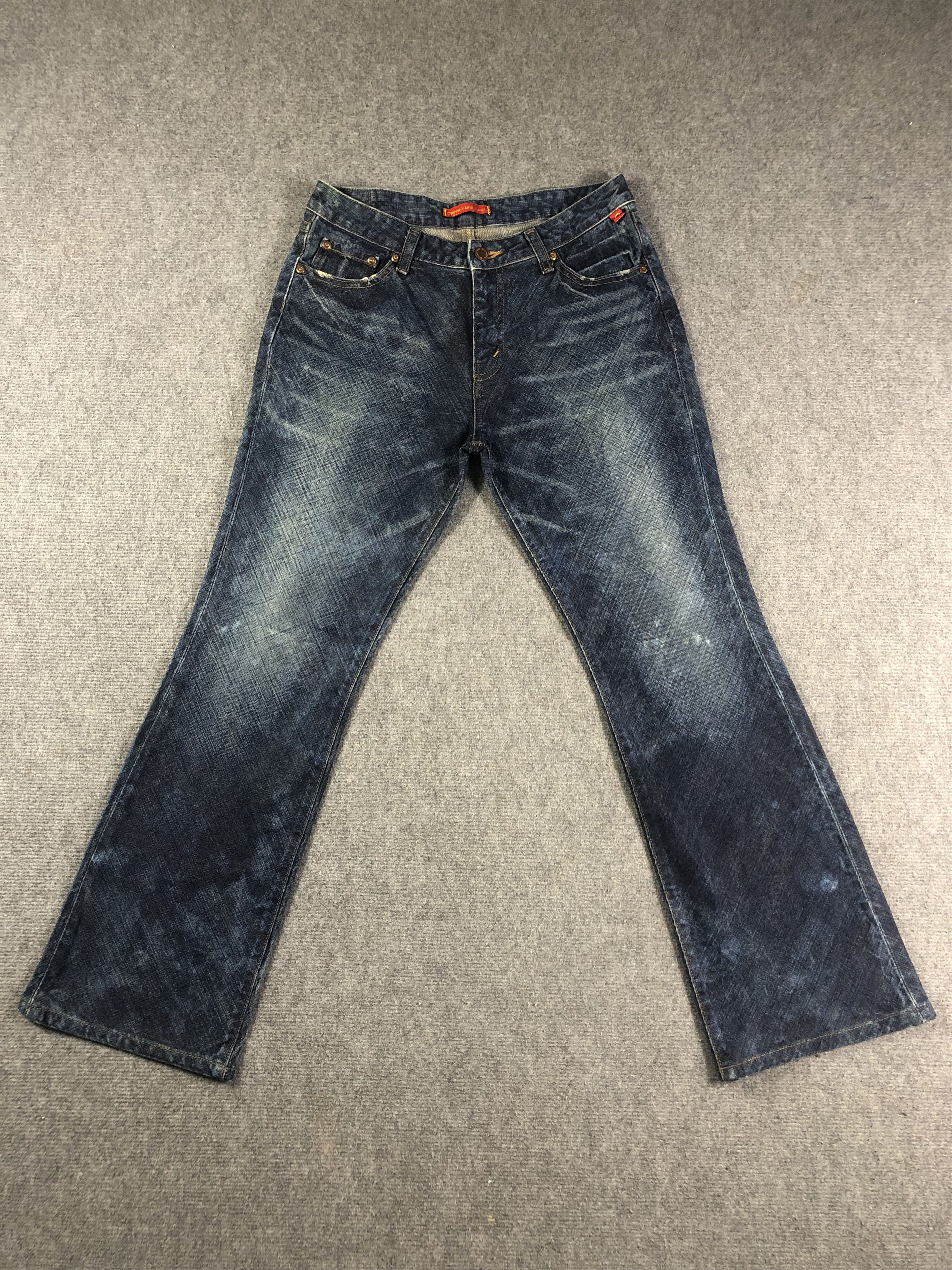 Other Queen's Low by Bobson Flare Jeans 29x28 Size 29" - 1 Thumbnail