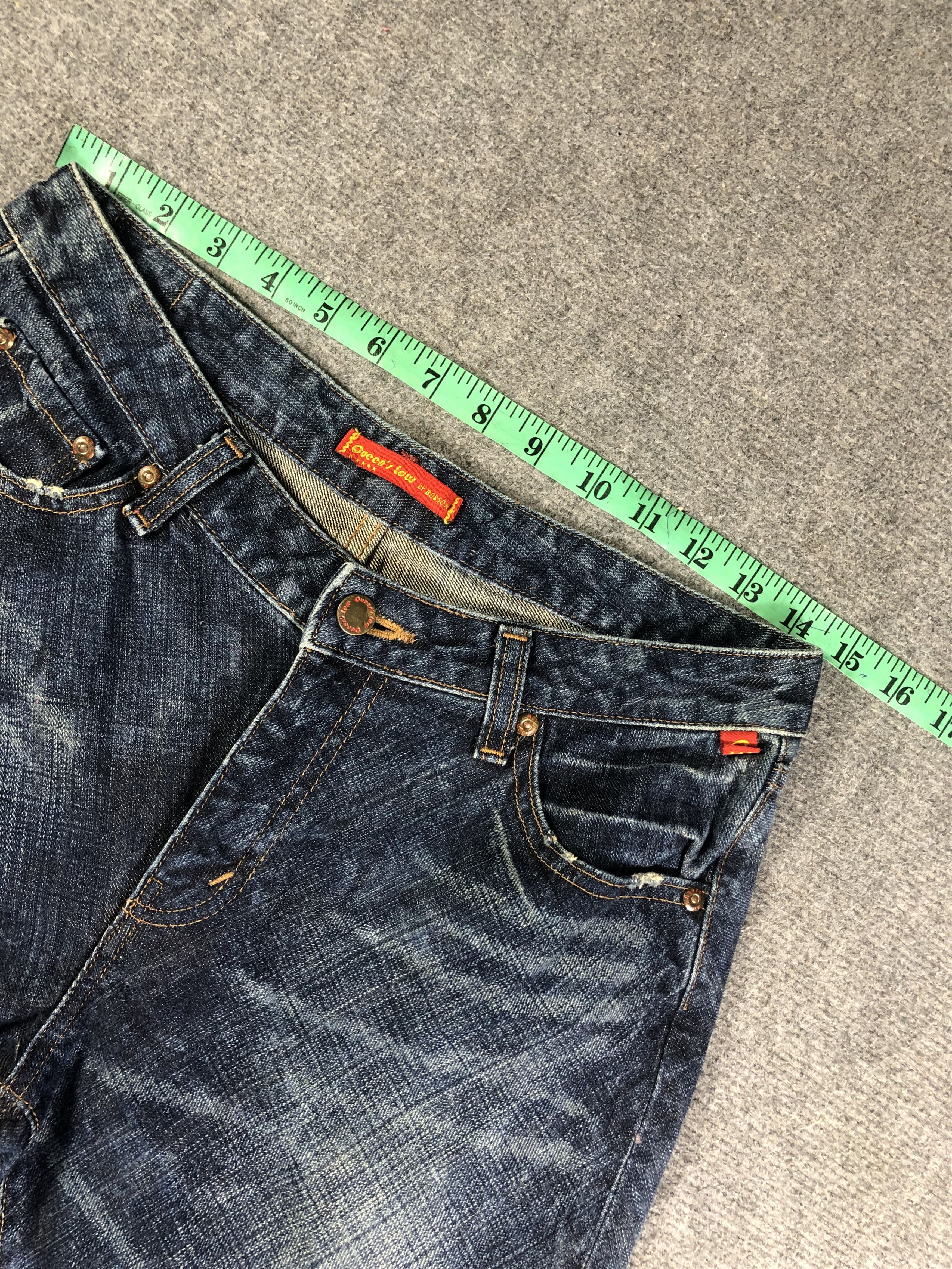 Other Queen's Low by Bobson Flare Jeans 29x28 Size 29" - 8 Thumbnail