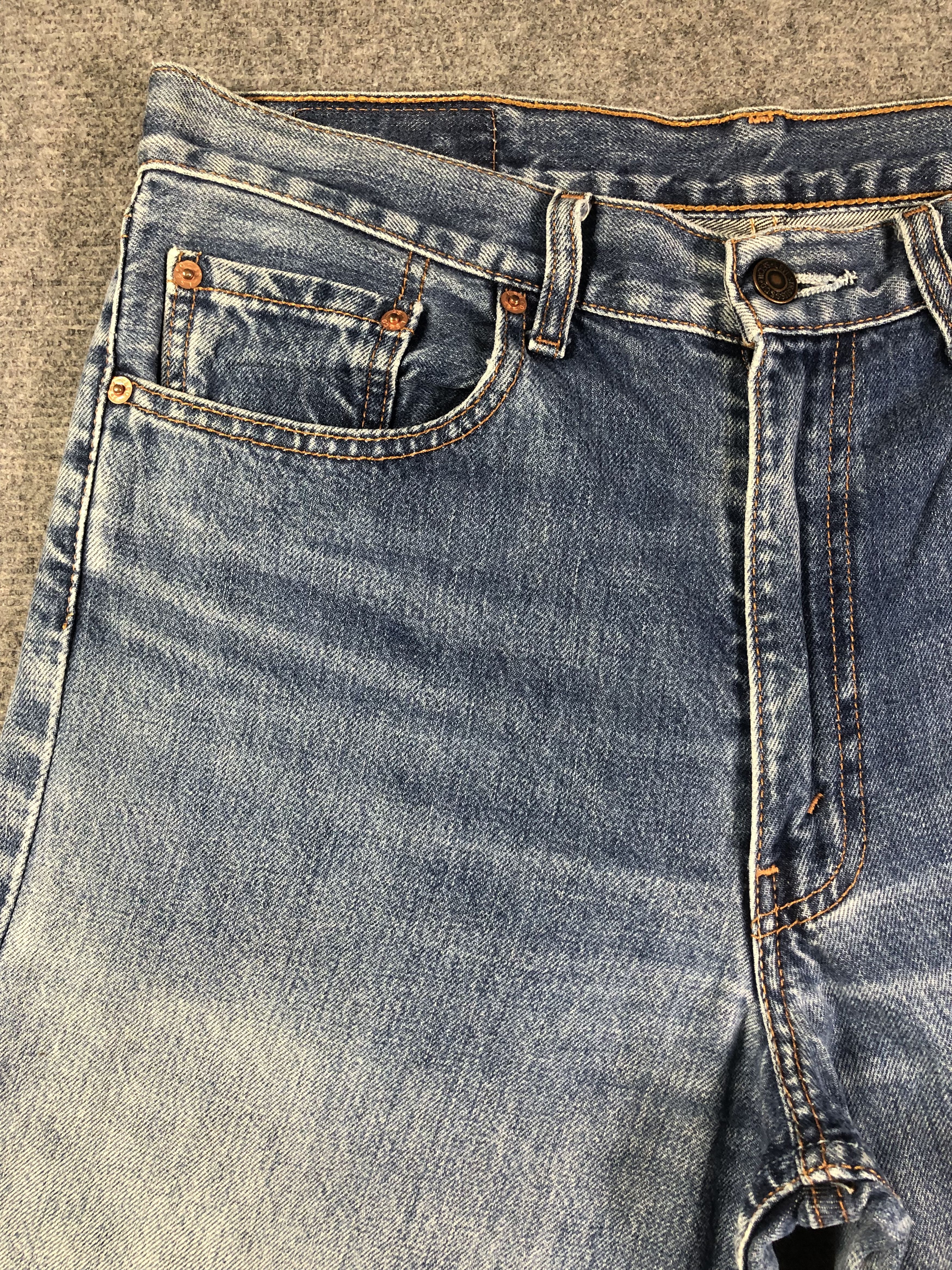 Levi's Wash Blue Levis 508 Denim Jeans 34x30.5 Size US 34 / EU 50 - 3 Thumbnail