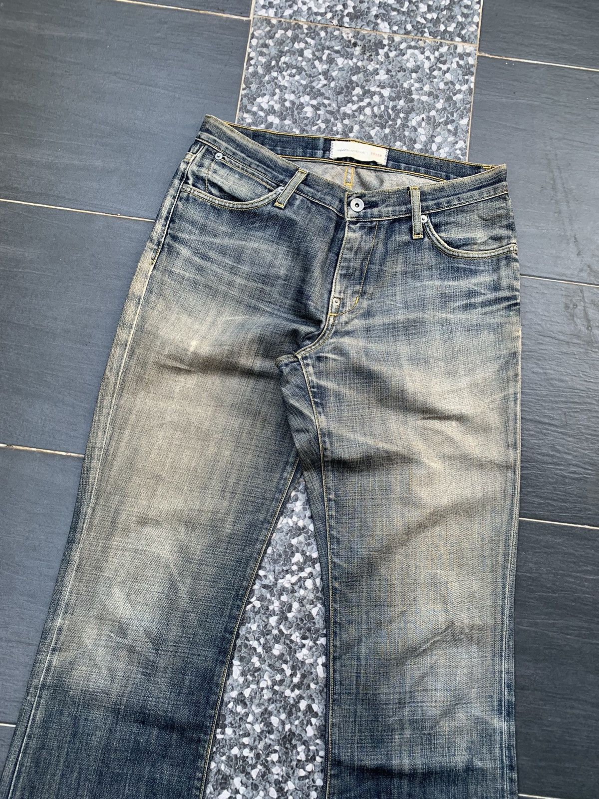 Paper Denim & Cloth Vintage Flare Paper Denim & Cloth Faded Wash Denim Size US 32 / EU 48 - 2 Thumbnail