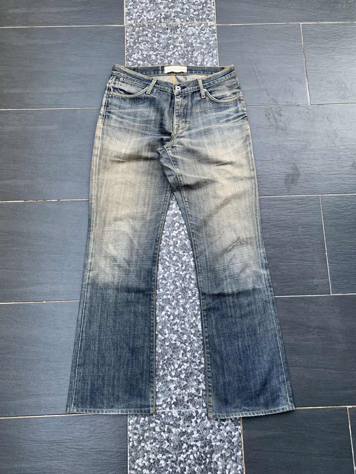 Paper Denim & Cloth Vintage Flare Paper Denim & Cloth Faded Wash Denim Size US 32 / EU 48 - 1 Thumbnail