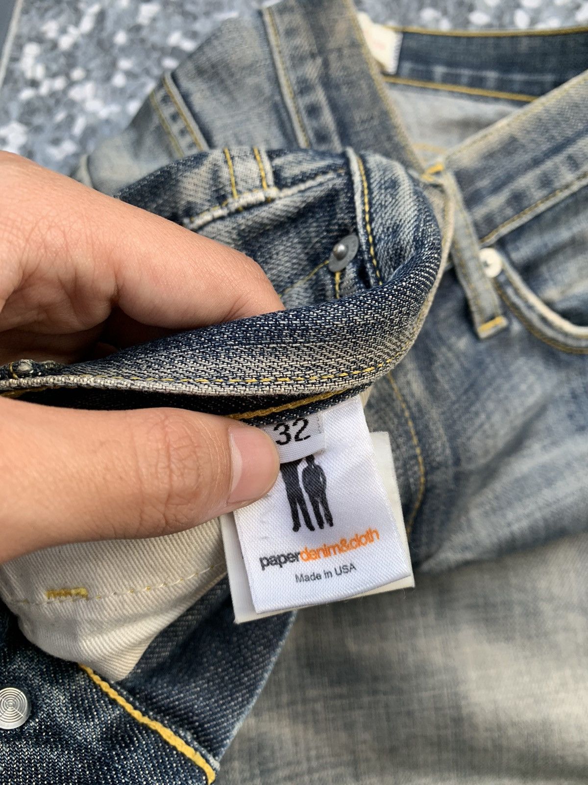 Paper Denim & Cloth Vintage Flare Paper Denim & Cloth Faded Wash Denim Size US 32 / EU 48 - 7 Thumbnail