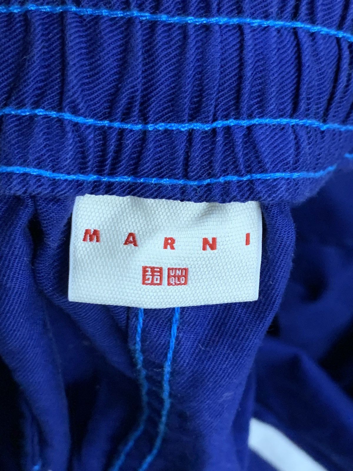 Marni Marni Blue Canvas Shorts Size US 35 - 2 Thumbnail