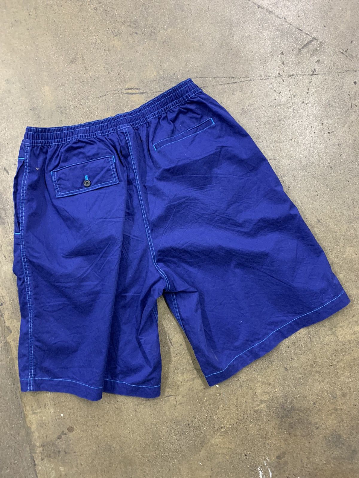 Marni Marni Blue Canvas Shorts Size US 35 - 6 Thumbnail