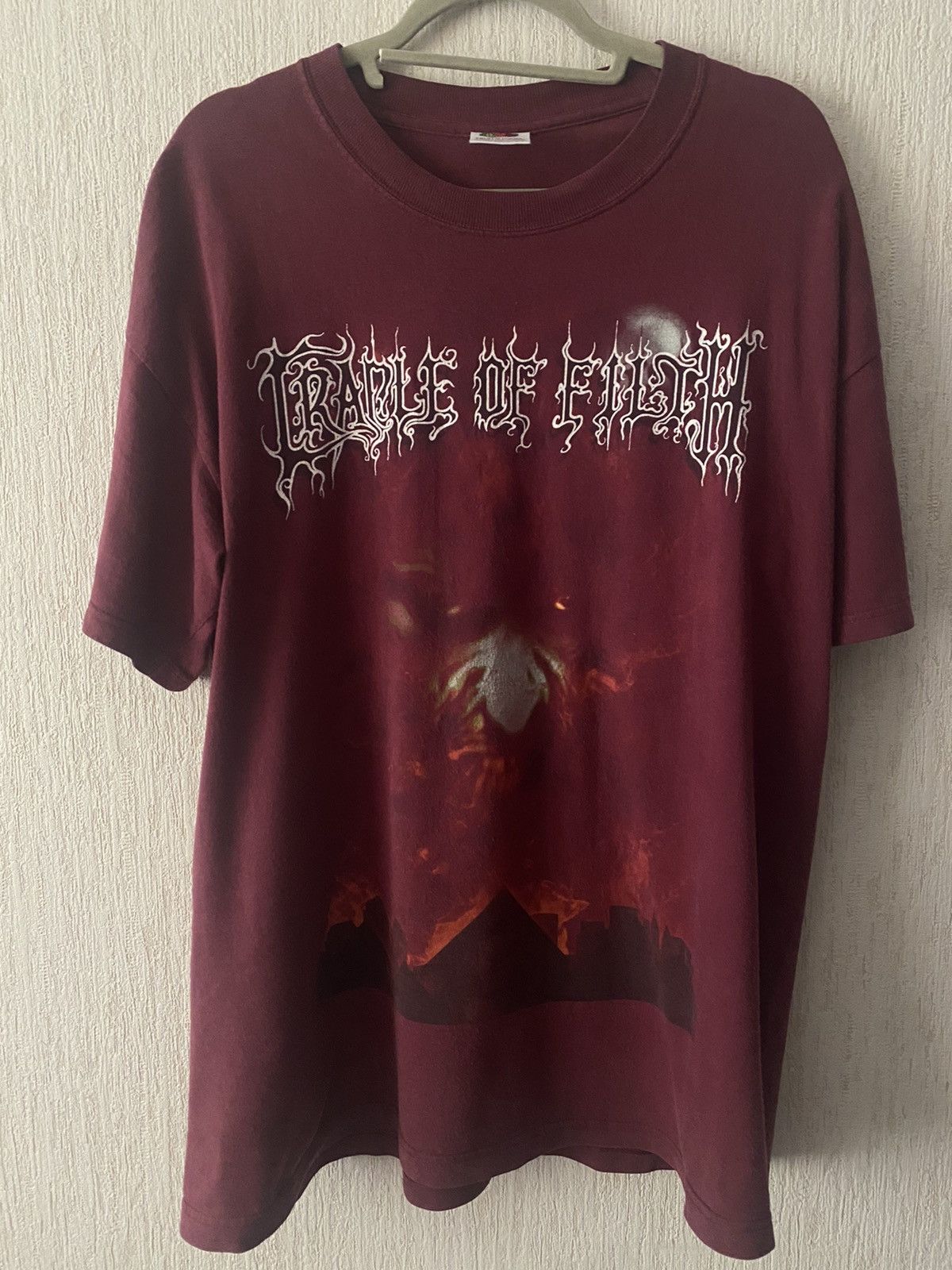 T-shirt Vintage Cradle Of Filth - Taille XL, Manches Longues, Coton, Parfait état