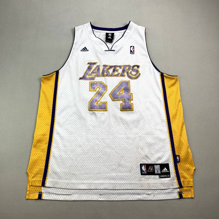 Nike Los Angeles Lakers Kobe Bryant 24 Swingman Jersey Golden Edition Size  54