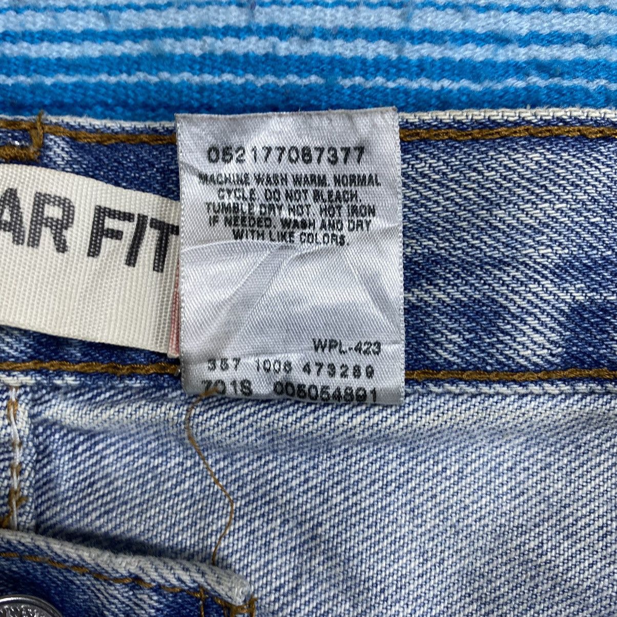 Levi's Vintage Levi’s 505 Washed Blue Denim Size US 35 - 8 Thumbnail