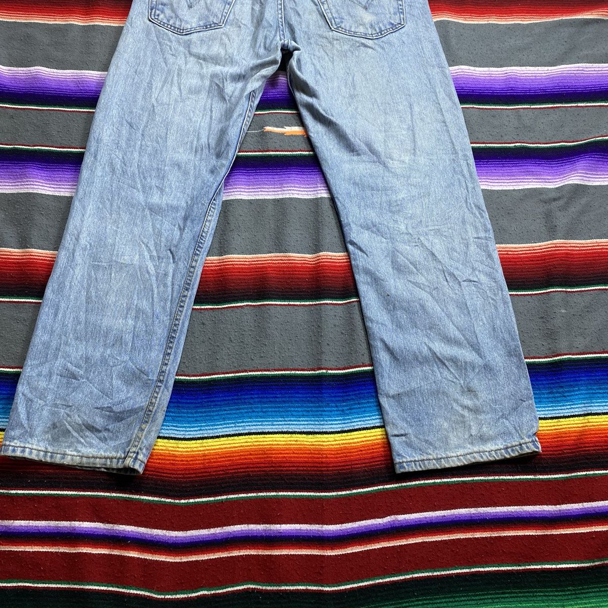 Levi's Vintage Levi’s 505 Washed Blue Denim Size US 35 - 13 Thumbnail