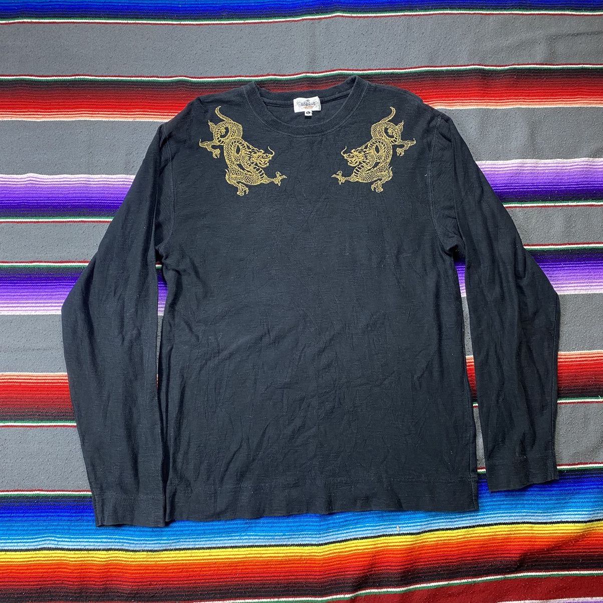 Vintage 🔥Need Gone🔥Vintage Karakuri Tamashi Sukajan T-Shirt Size US L / EU 52-54 / 3 - 2 Thumbnail