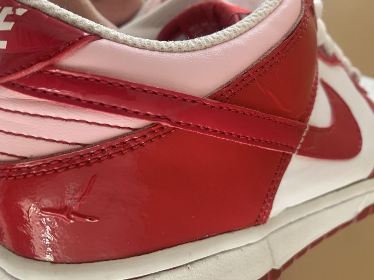 Nike Nike Dunk Low Valentines Day 2010 Varsity Red Size US 6.5 / EU 39-40 - 14 Thumbnail