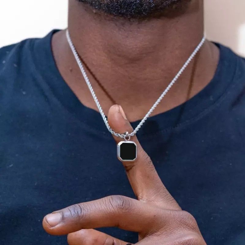 Jewelry Geometric Square Necklace Size ONE SIZE - 7 Thumbnail