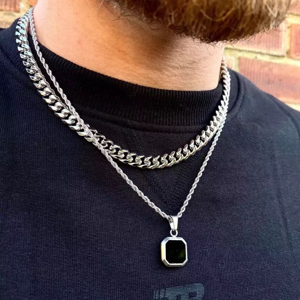 Jewelry Geometric Square Necklace Size ONE SIZE - 6 Thumbnail