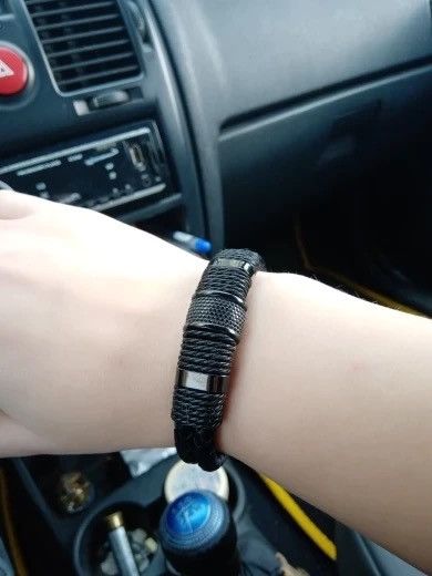 Jewelry Leather Bracelet Double-layer Bracelet Size ONE SIZE - 3 Thumbnail