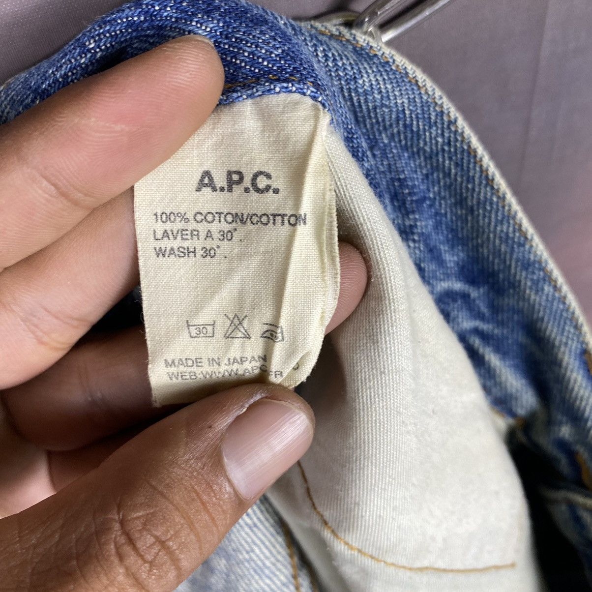 A.P.C. Redline🩸 Vintage A.P.C Selvedge Denim Jeans Size US 31 - 11 Thumbnail