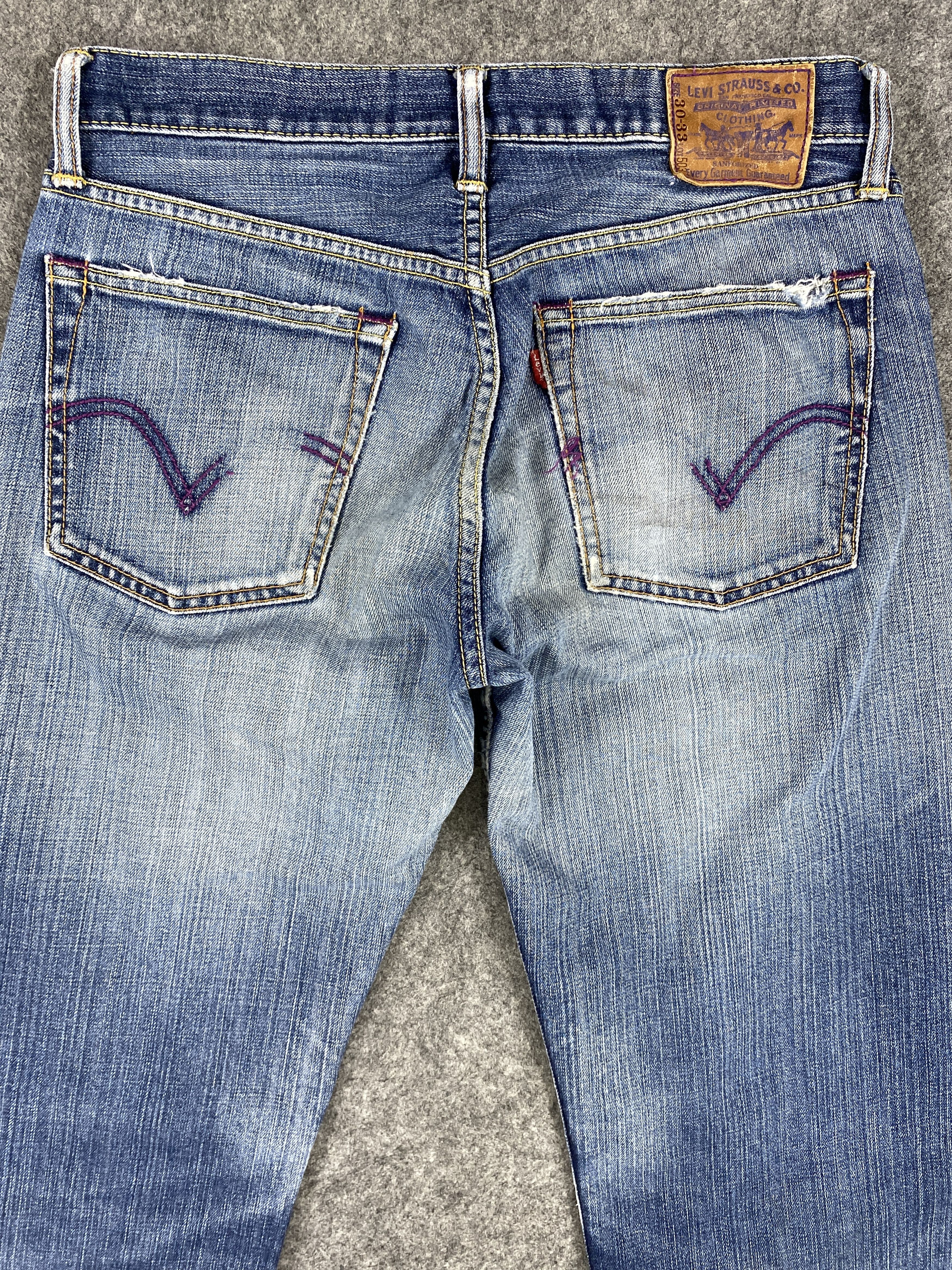 Levi's Distressed Blue Vintage Levi's 503 30x31.5 Denim -SJ198 Size US 30 / EU 46 - 4 Thumbnail