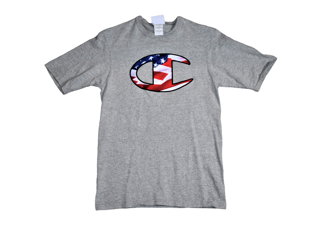 Champion Champion American Flag Embroidered Logo T-Shirt Size US S / EU 44-46 / 1 - 1 Thumbnail