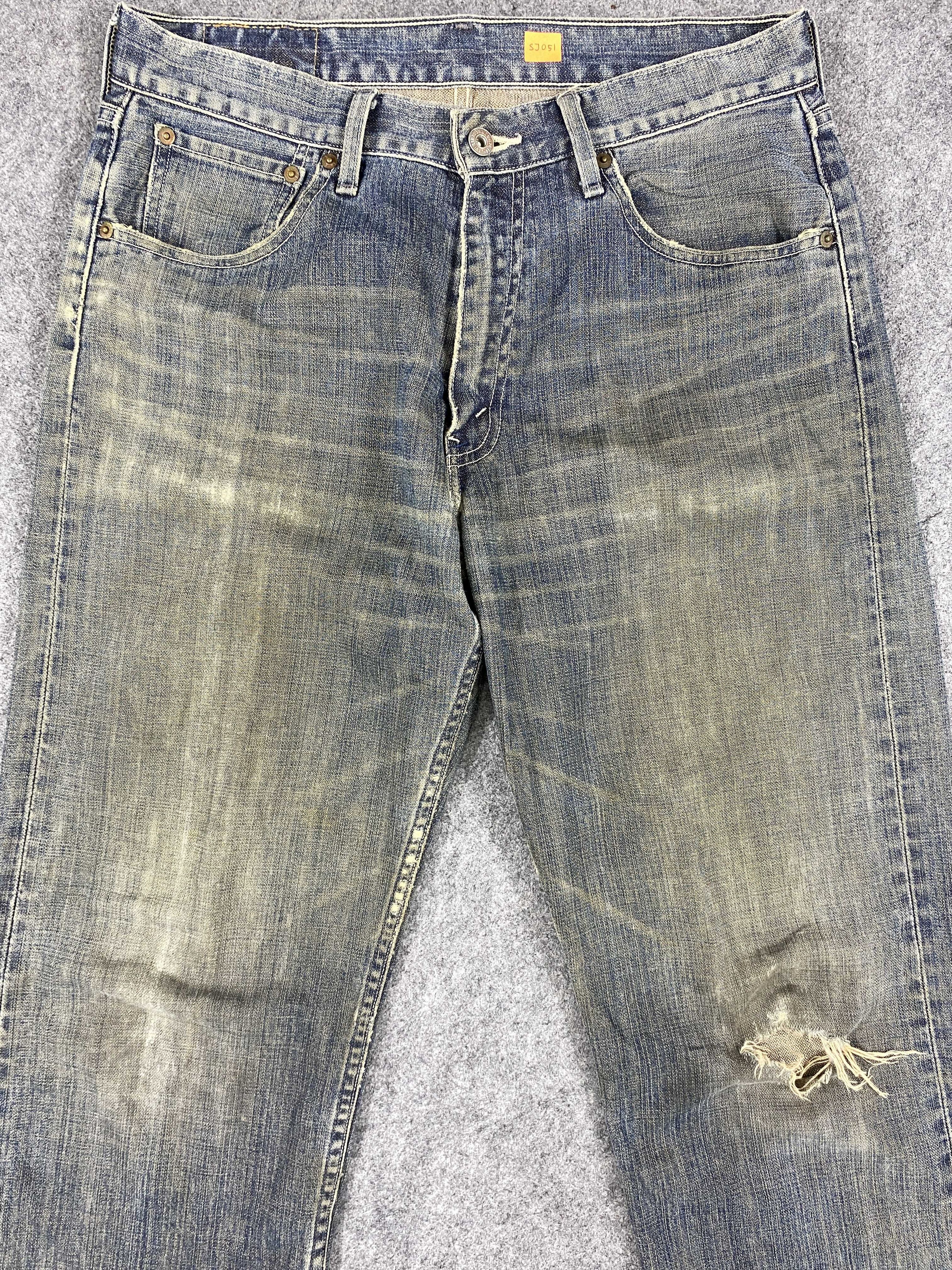 Levi's Dirty Used Blue Vintage Levi's 503 32x33.5 Denim -SJ051 Size US 32 / EU 48 - 3 Thumbnail