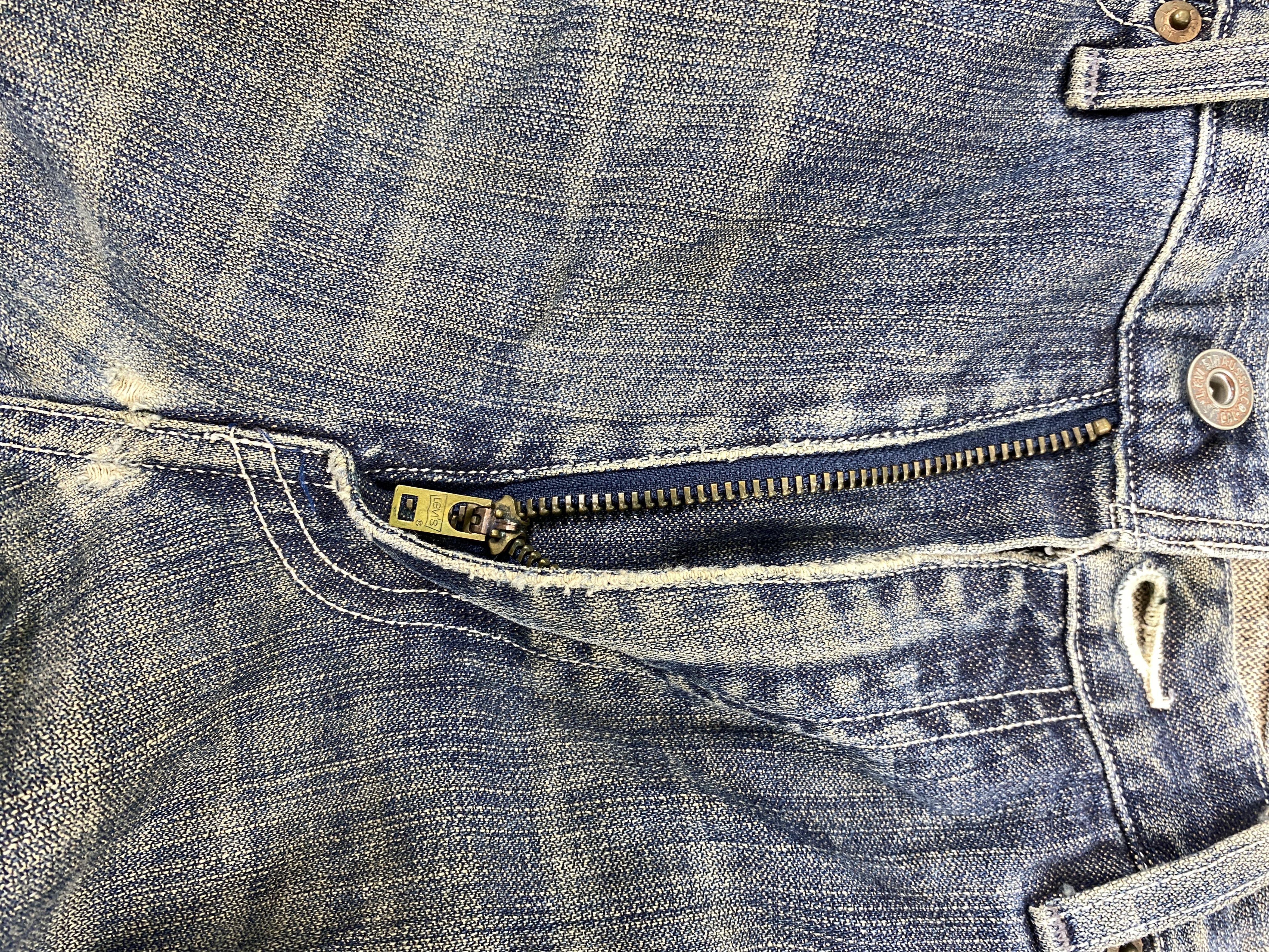 Levi's Dirty Used Blue Vintage Levi's 503 32x33.5 Denim -SJ051 Size US 32 / EU 48 - 7 Thumbnail