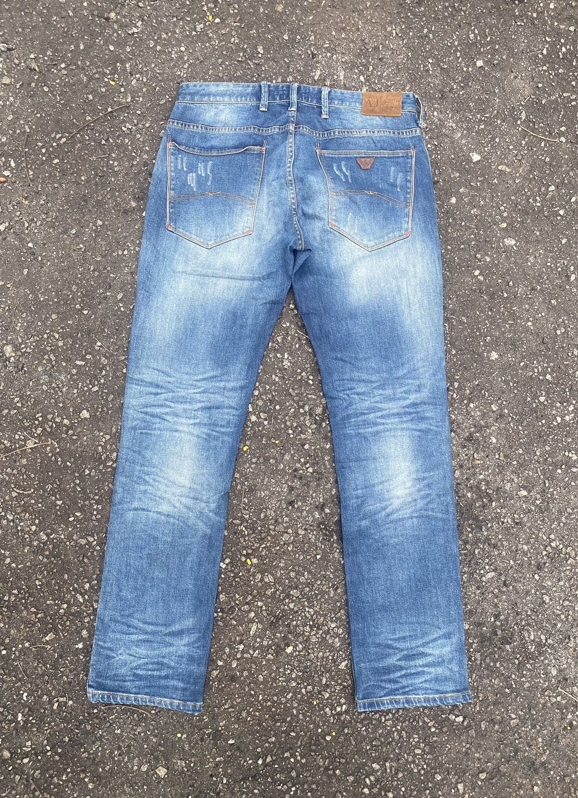 Armani Armani Jeans Distressed Denim Size US 34 / EU 50 - 6 Thumbnail