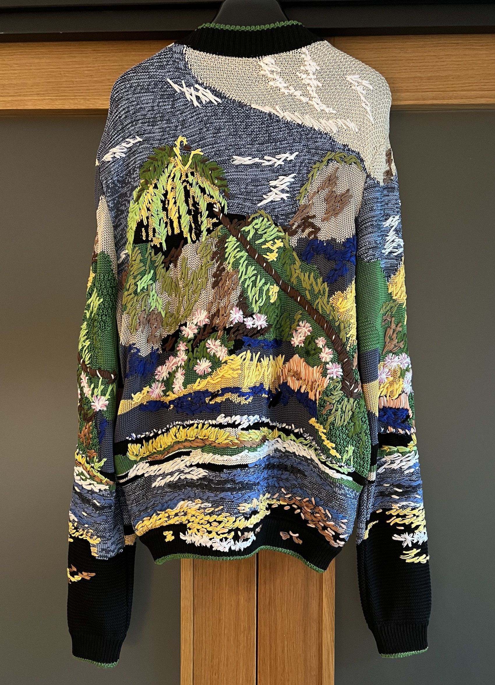 Saint Laurent Paris FINAL DROP / Jacket Teddy Jacquard Embroidery Size US S / EU 44-46 / 1 - 3 Thumbnail