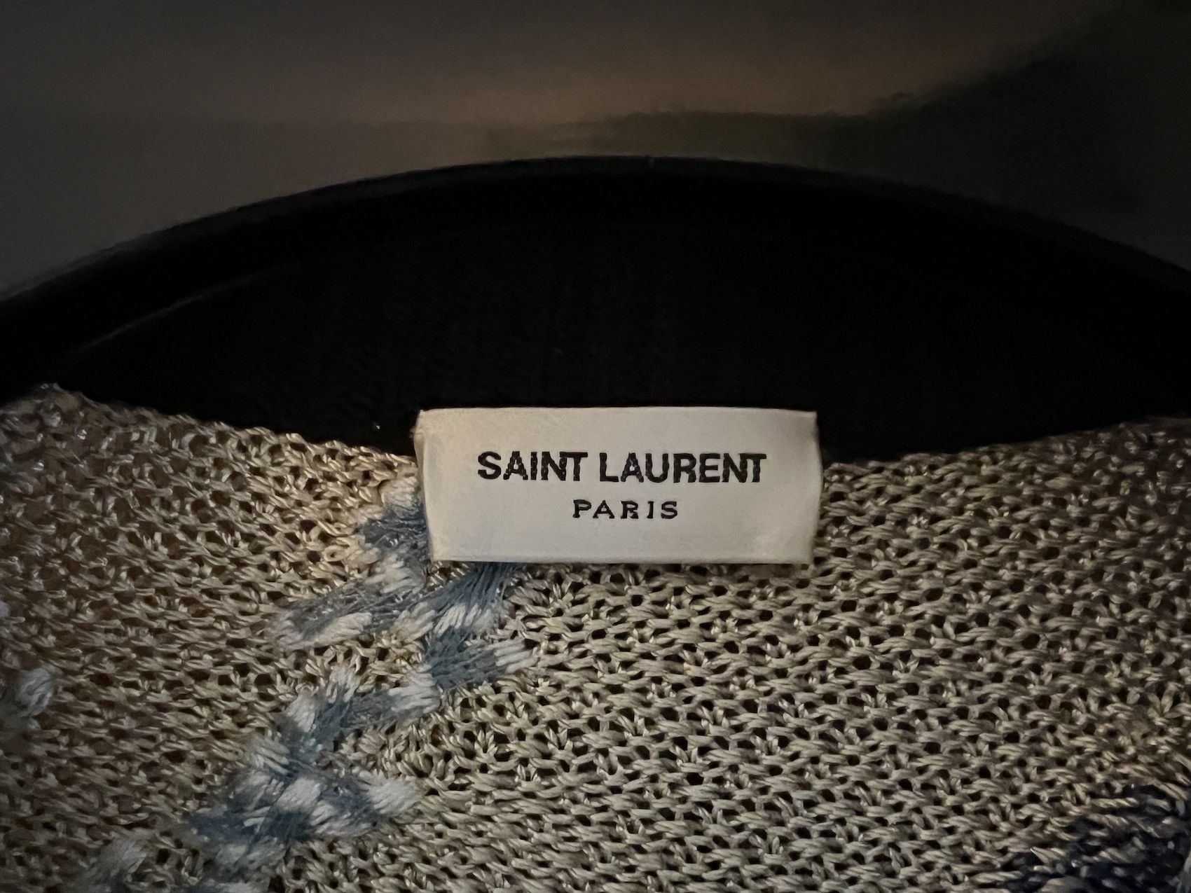 Saint Laurent Paris FINAL DROP / Jacket Teddy Jacquard Embroidery Size US S / EU 44-46 / 1 - 6 Thumbnail
