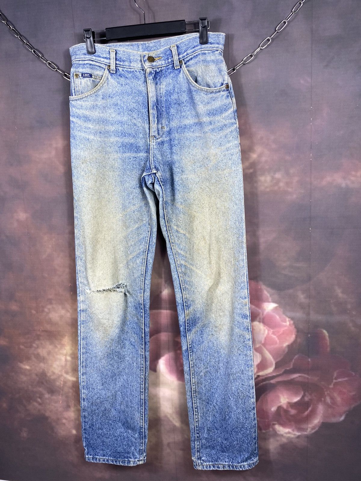 Lee × Vintage Vintage Lee Distressed Light Washed Jeans 29x34 Size US 29 - 4 Thumbnail