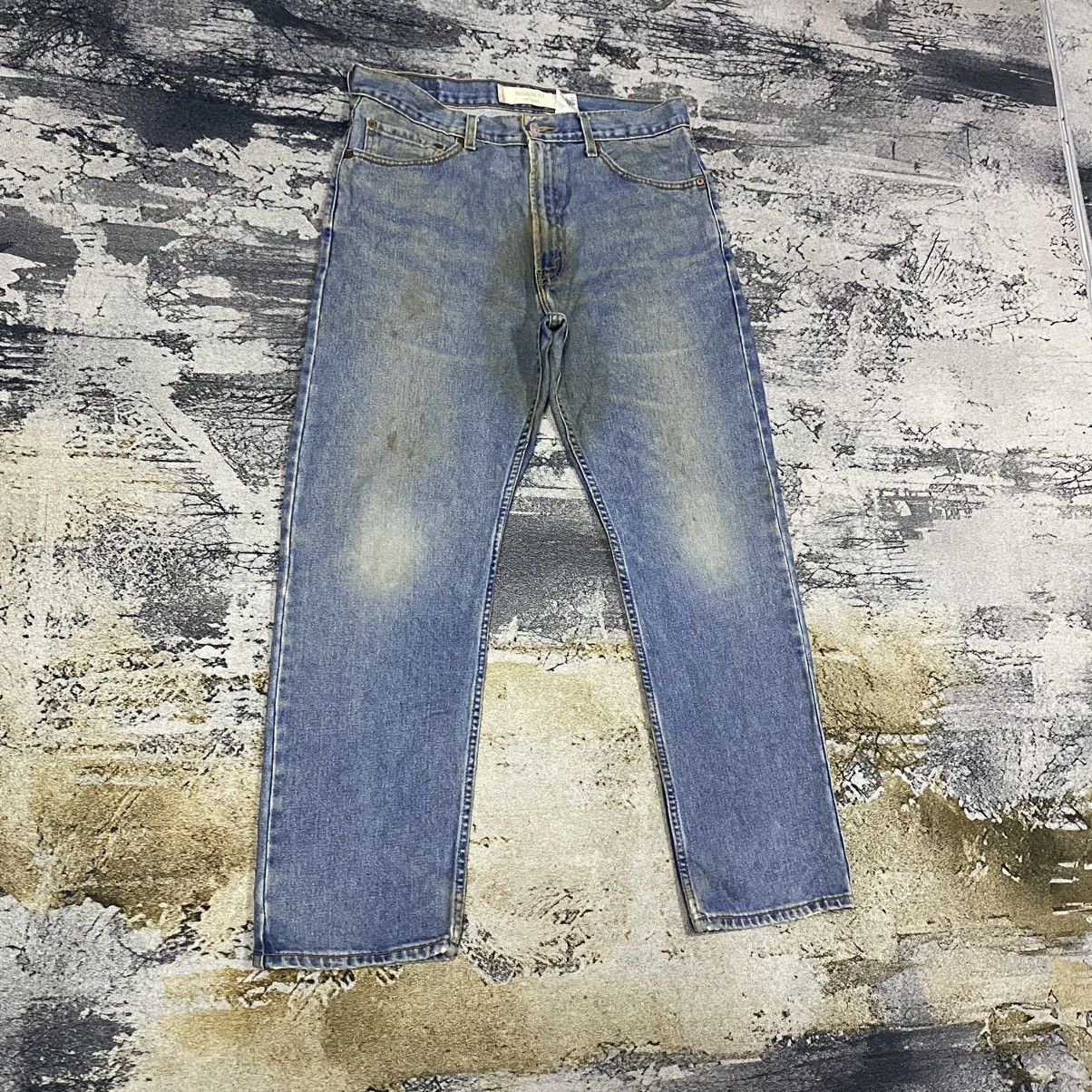 Levi's × Levi's Vintage Clothing × Vintage Vintage Levis 505 Regular Fit Stain Light Washed Denim Jeans Size US 35 - 4 Thumbnail