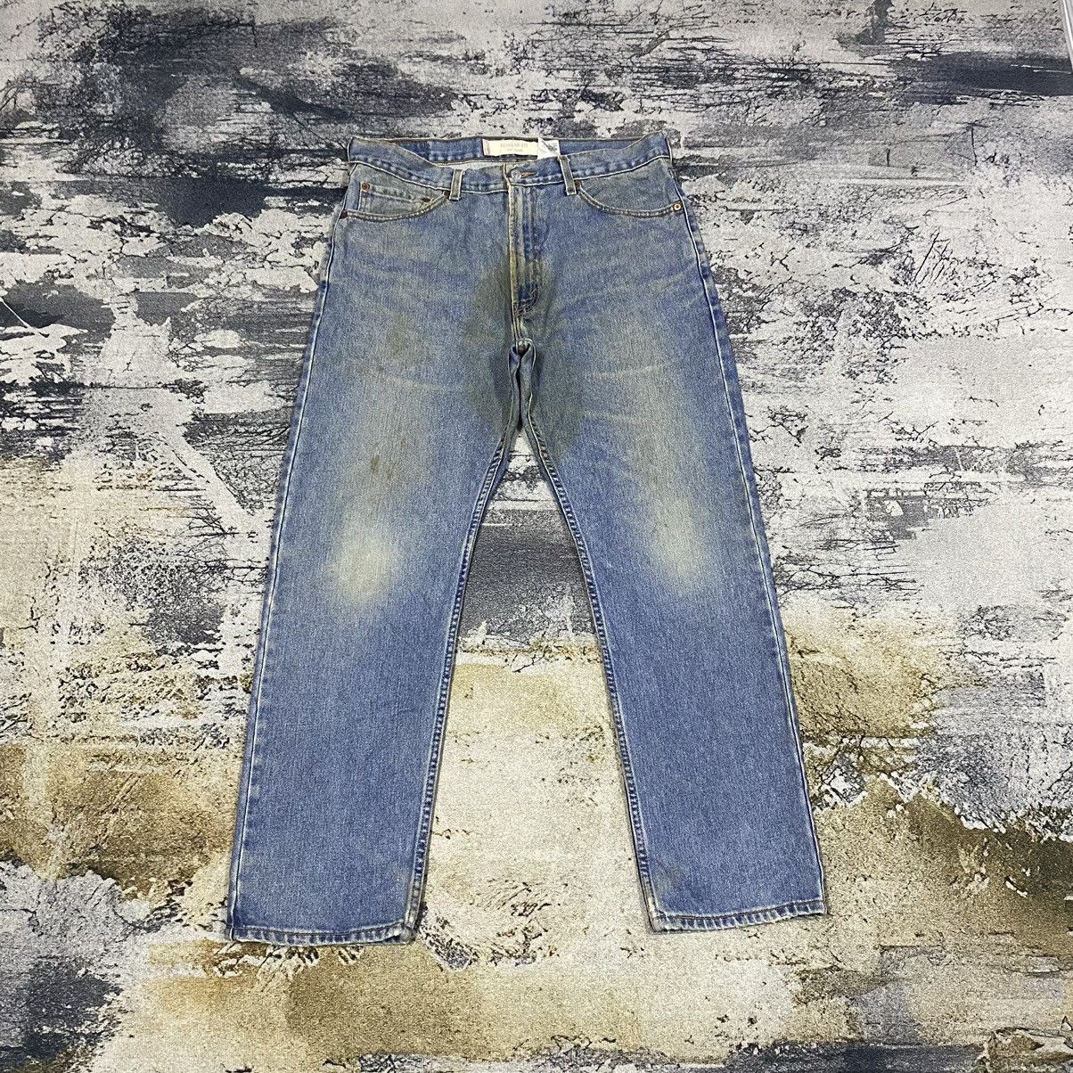 Levi's × Levi's Vintage Clothing × Vintage Vintage Levis 505 Regular Fit Stain Light Washed Denim Jeans Size US 35 - 1 Thumbnail