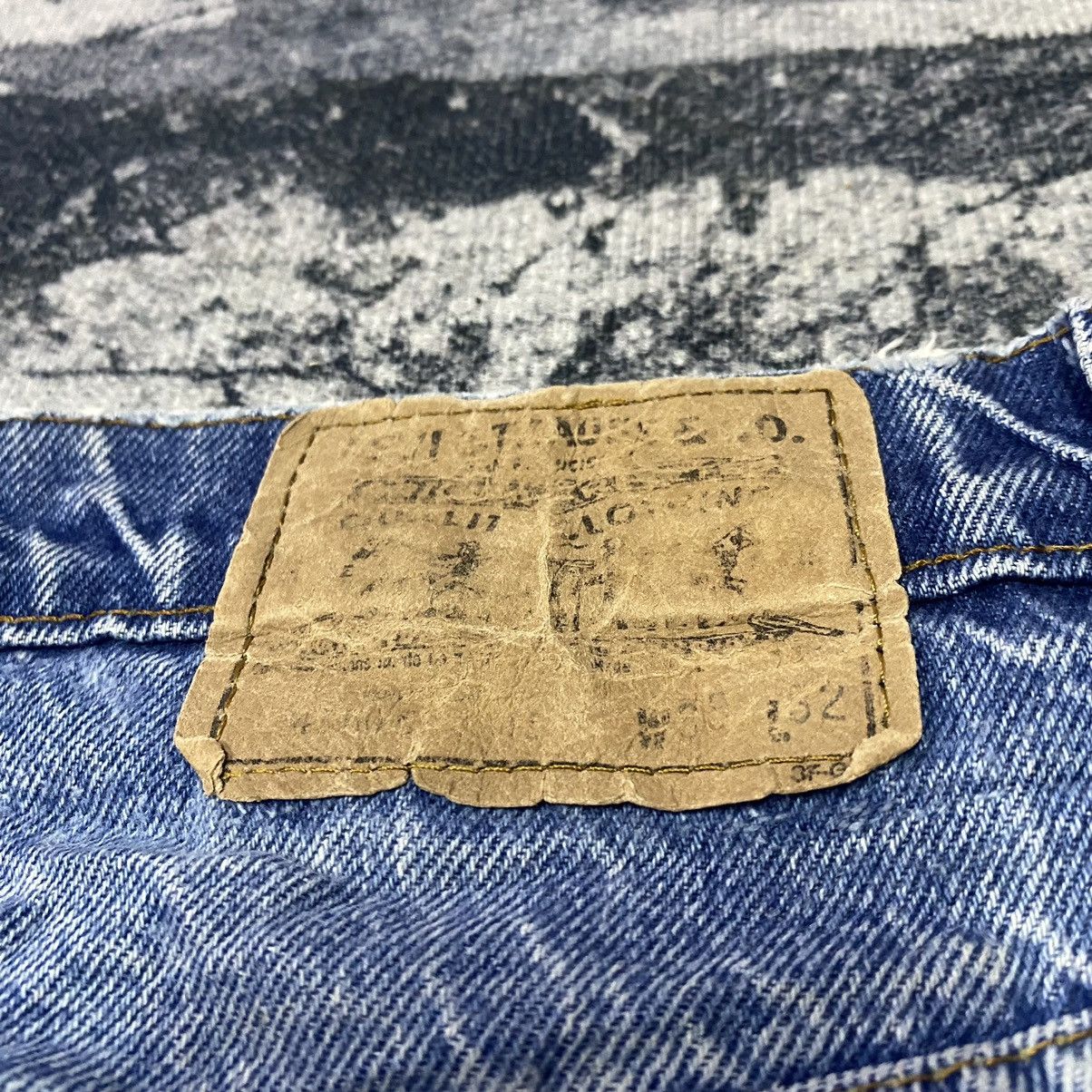 Levi's × Vintage Vintage Levis 505 Orange Tab Light Washed Distressed Jeans Size US 38 / EU 54 - 14 Thumbnail