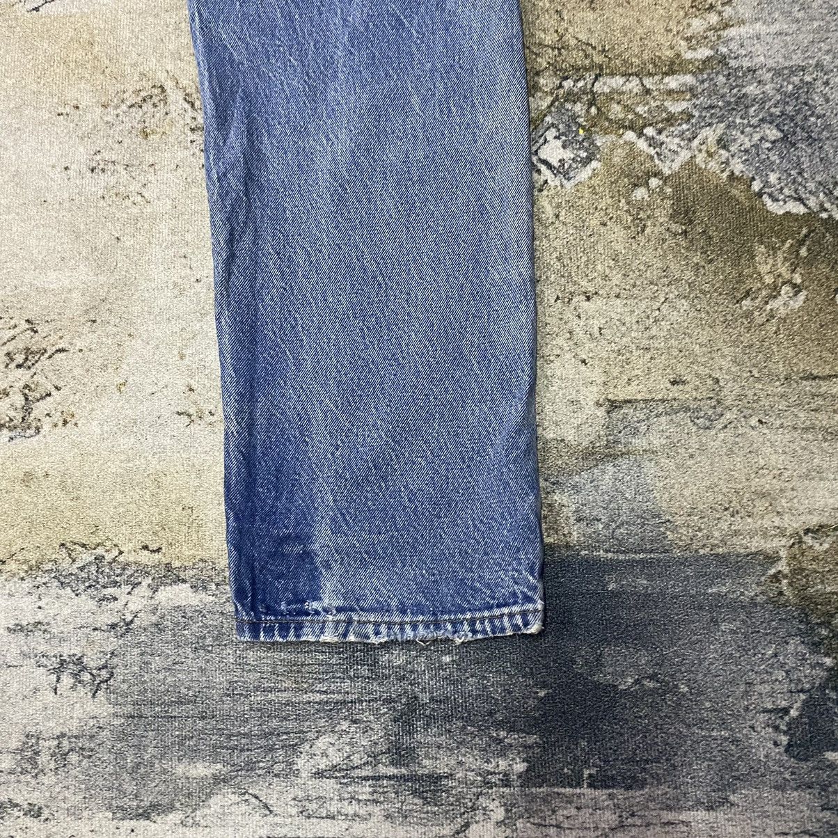 Levi's × Vintage Vintage Levis 505 Orange Tab Light Washed Distressed Jeans Size US 38 / EU 54 - 12 Thumbnail