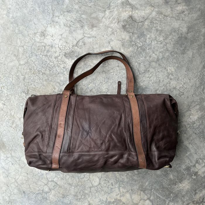 MasterPiece RARE‼️ MASTERPIECE JAPAN PRODUCT FULL LEATHER LUGGAGE BAG ...