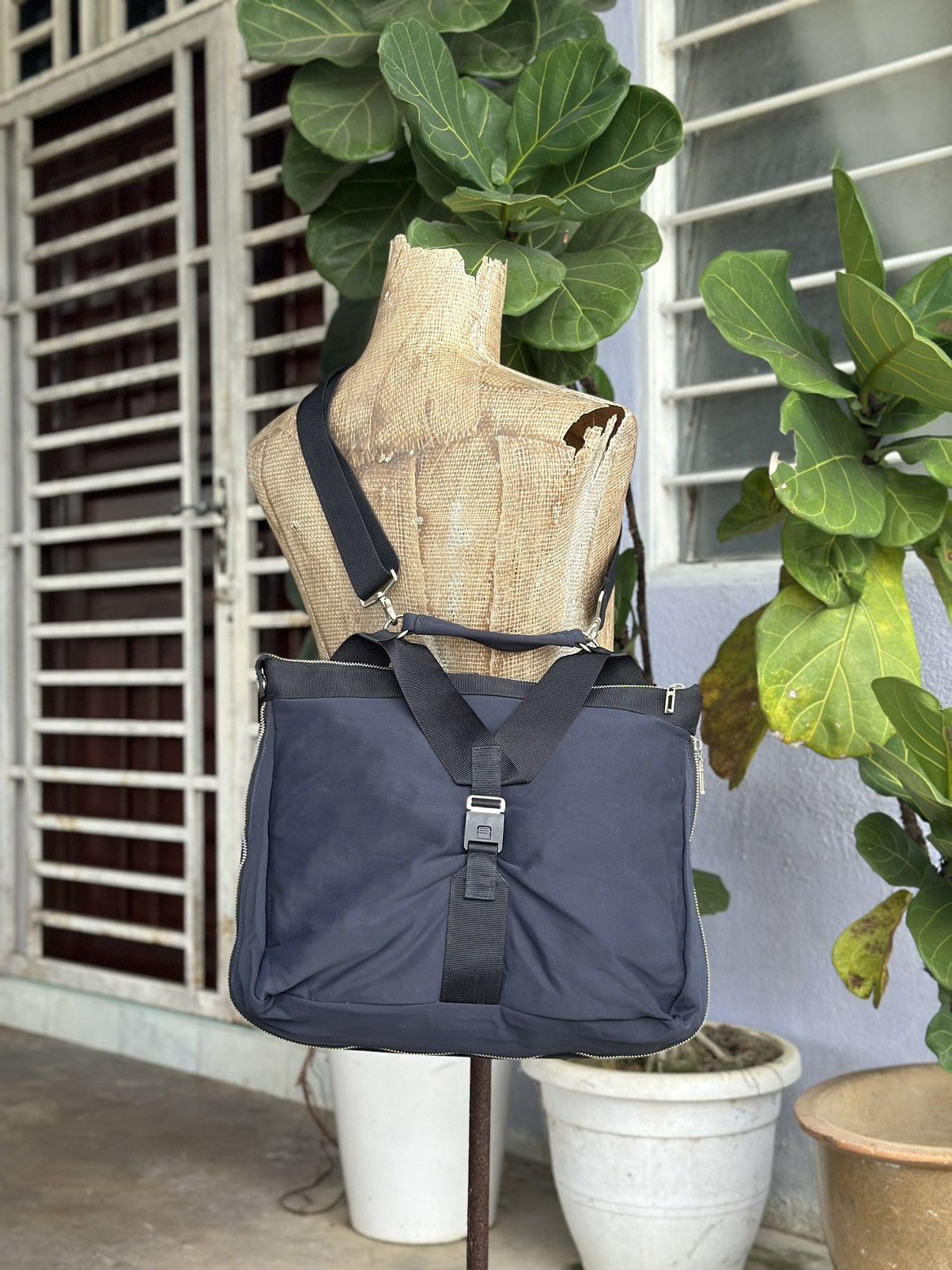 image of American In Paris Japan Messenger Bag in Blue, Men's