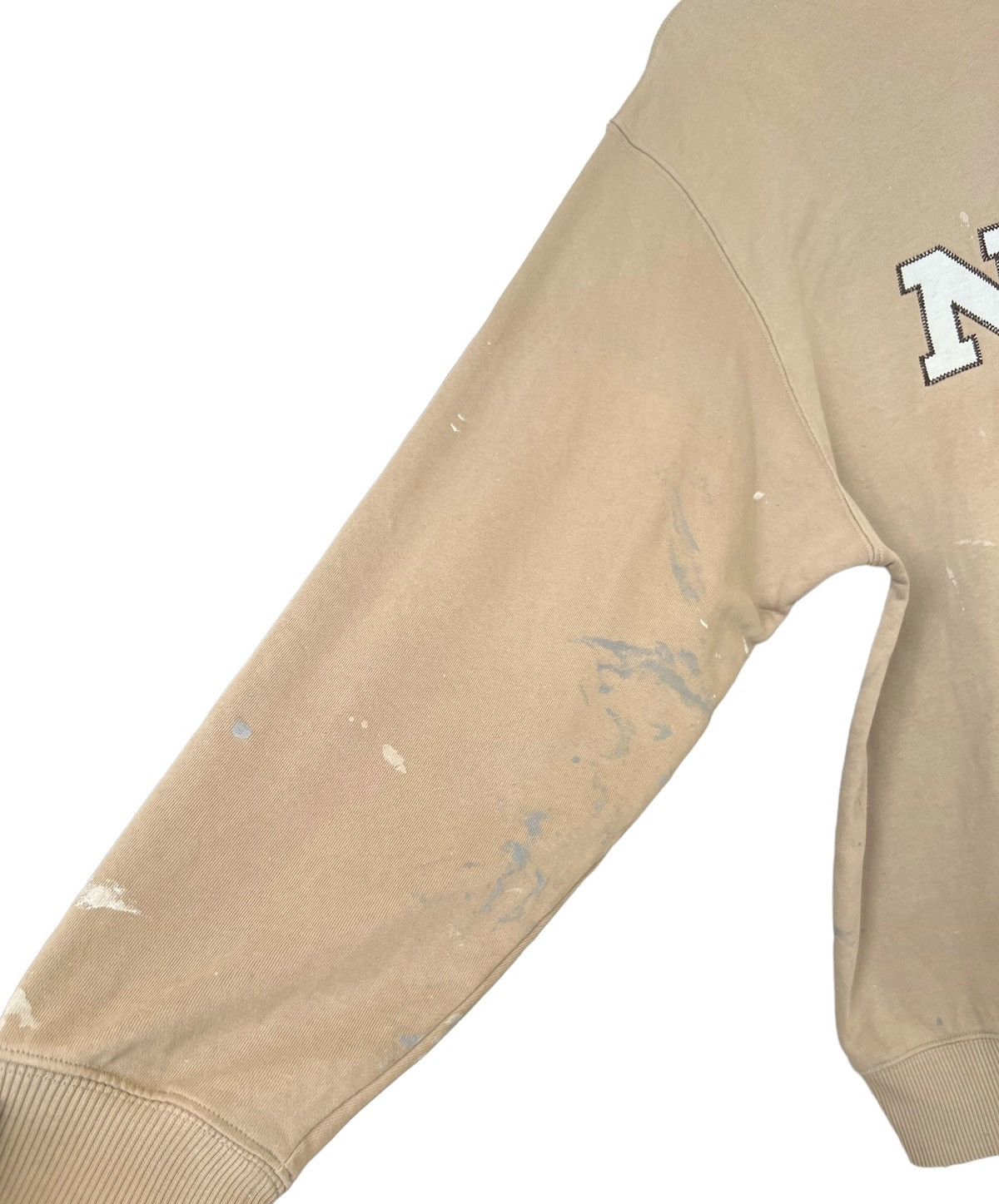 Vintage Vintage 90s Nike Sweatshirt Nike Distressed Paint Splashed Size US L / EU 52-54 / 3 - 9 Thumbnail