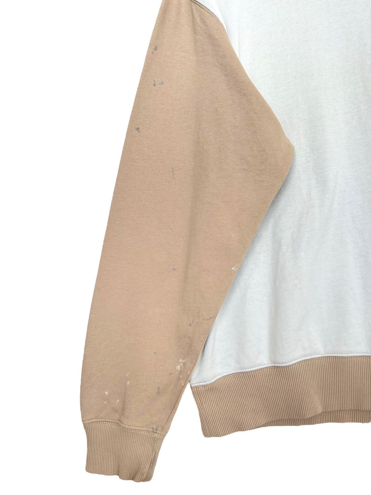 Vintage Vintage 90s Nike Sweatshirt Nike Distressed Paint Splashed Size US L / EU 52-54 / 3 - 10 Thumbnail