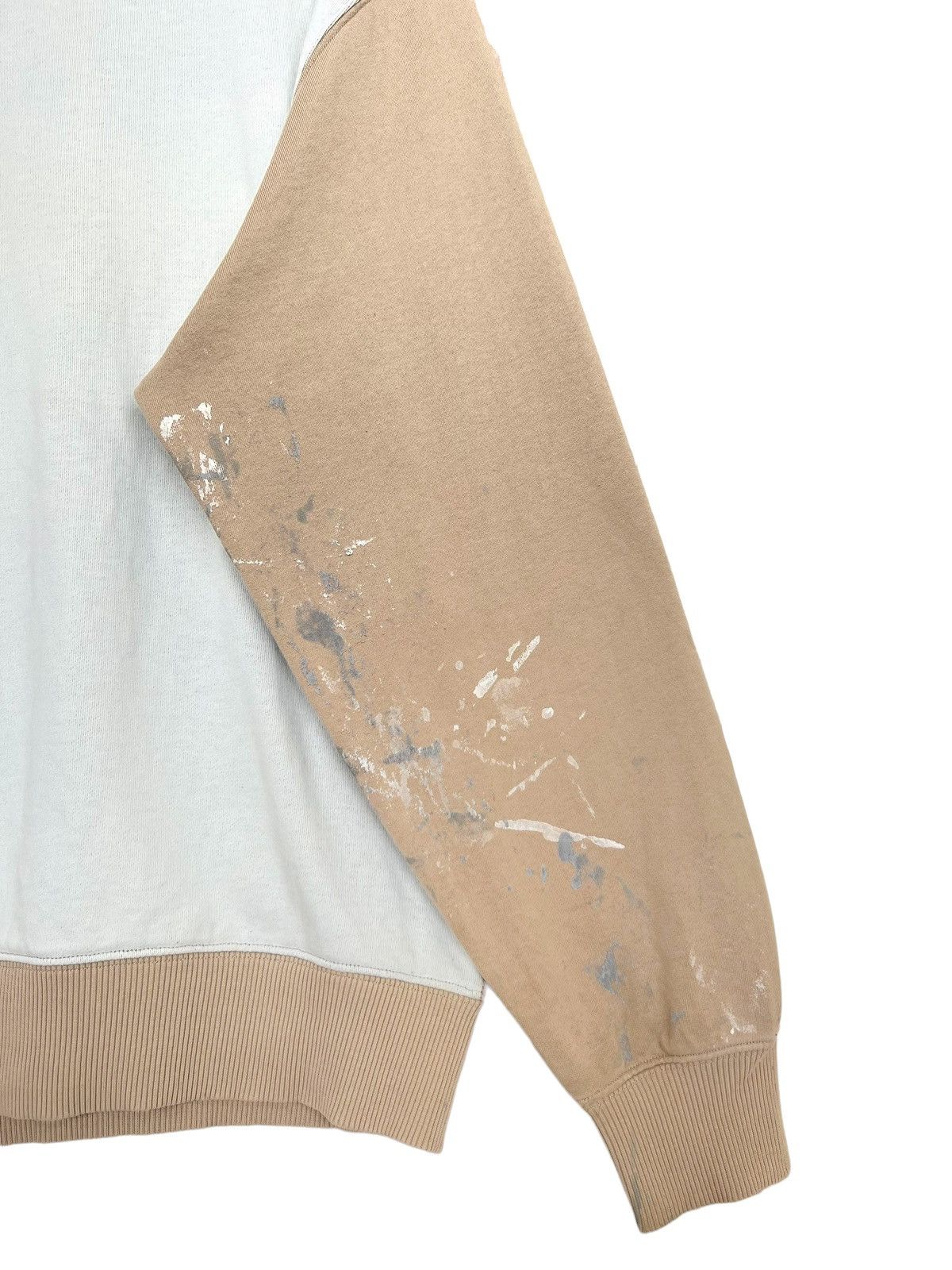 Vintage Vintage 90s Nike Sweatshirt Nike Distressed Paint Splashed Size US L / EU 52-54 / 3 - 11 Thumbnail