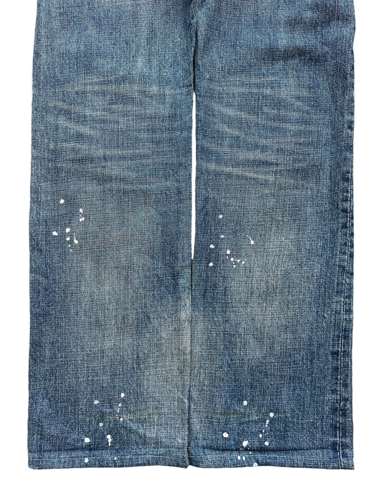 Global Work Global Work Japanese Distressed Paint Denim Jeans 31x32 Size US 31 - 7 Thumbnail