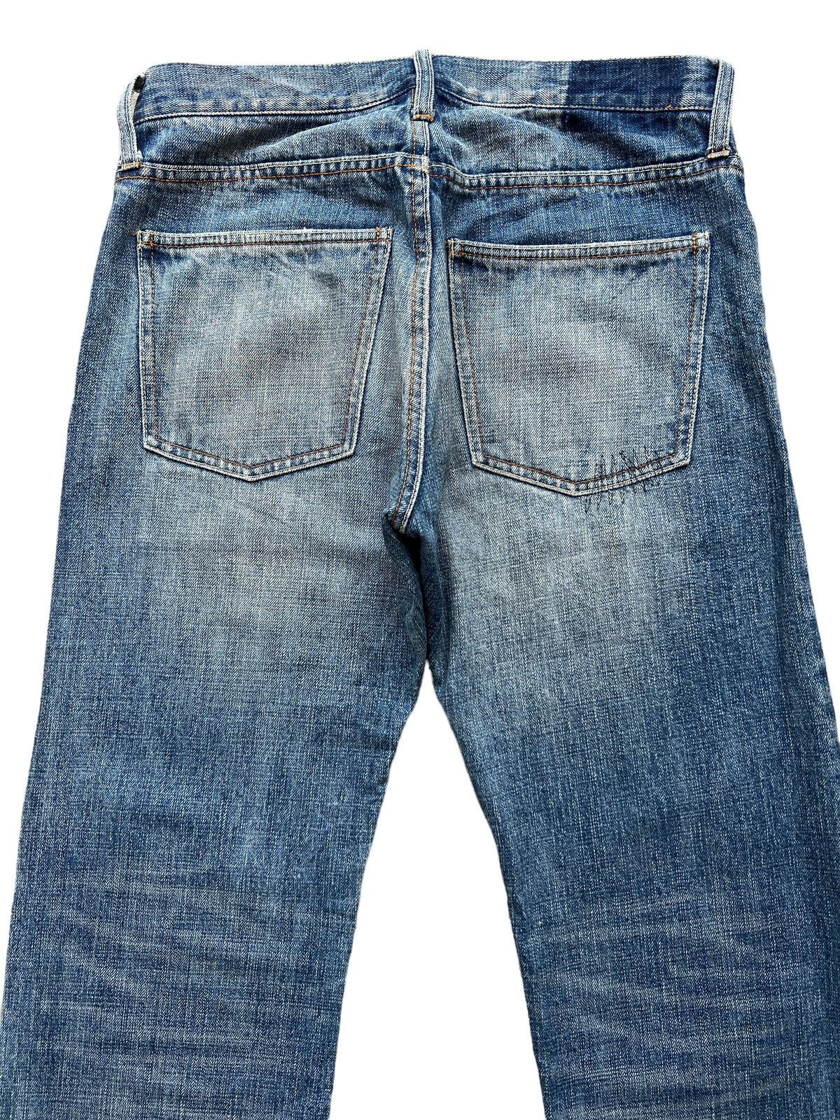 Global Work Global Work Japanese Distressed Paint Denim Jeans 31x32 Size US 31 - 6 Thumbnail