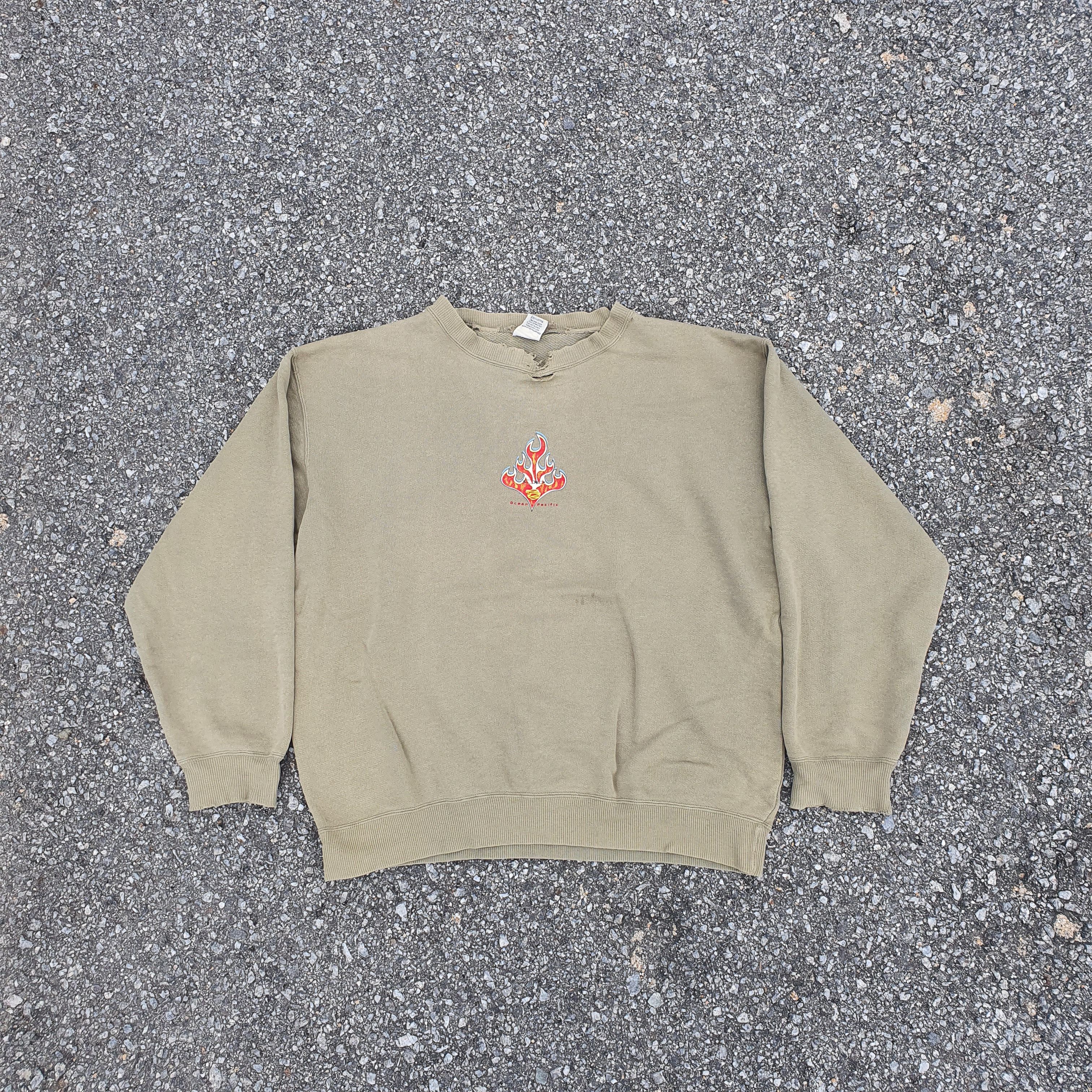 Ocean Pacific × Vintage VINTAGE SWEATSHIRT OCEAN PACIFIC DISTRESSED Size US M / EU 48-50 / 2 - 1 Thumbnail
