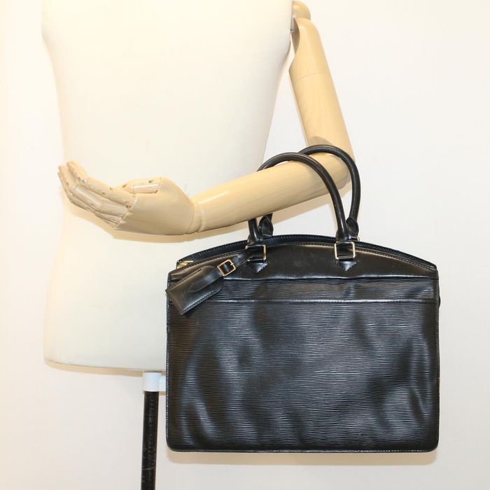 Louis Vuitton Epi Riviera Handbag Noir Black M48182