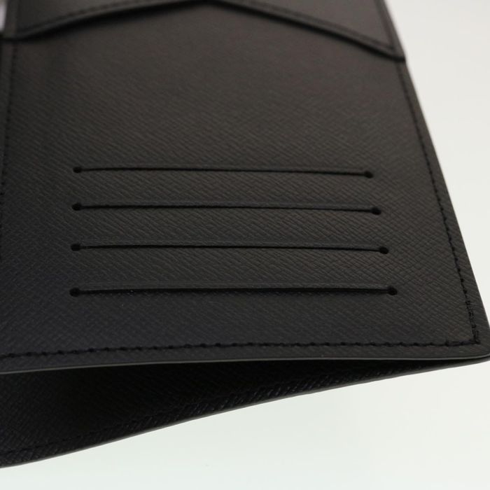 Louis Vuitton Passport Cover Case Monogram Eclipse M64501 Black