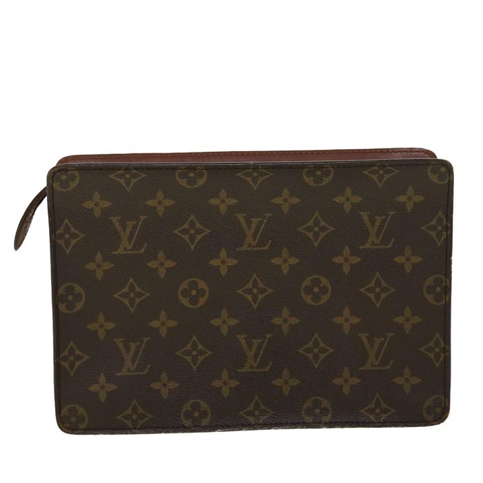 Auth Louis Vuitton Monogram Pochette Homme M51795 Women's Clutch Bag