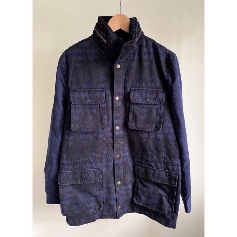 AMI Men’s 🇫🇷 AMI Zig Zag Pattern Cotton Field Jacket Sz S Size US S / EU 44-46 / 1 - 2 Thumbnail