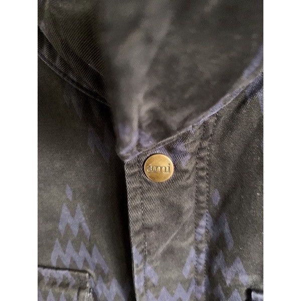 AMI Men’s 🇫🇷 AMI Zig Zag Pattern Cotton Field Jacket Sz S Size US S / EU 44-46 / 1 - 4 Thumbnail