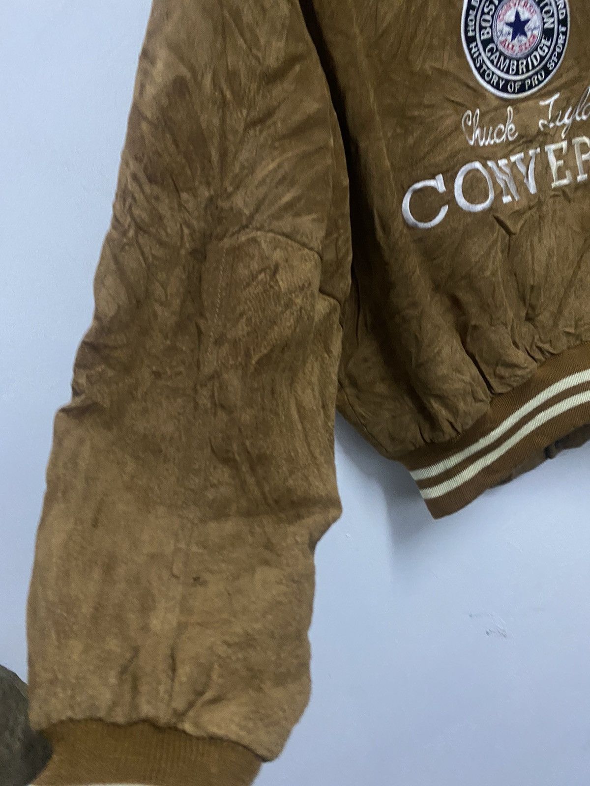Converse VTG Leather Converse Bomber Suede Jacket Size US L / EU 52-54 / 3 - 5 Thumbnail