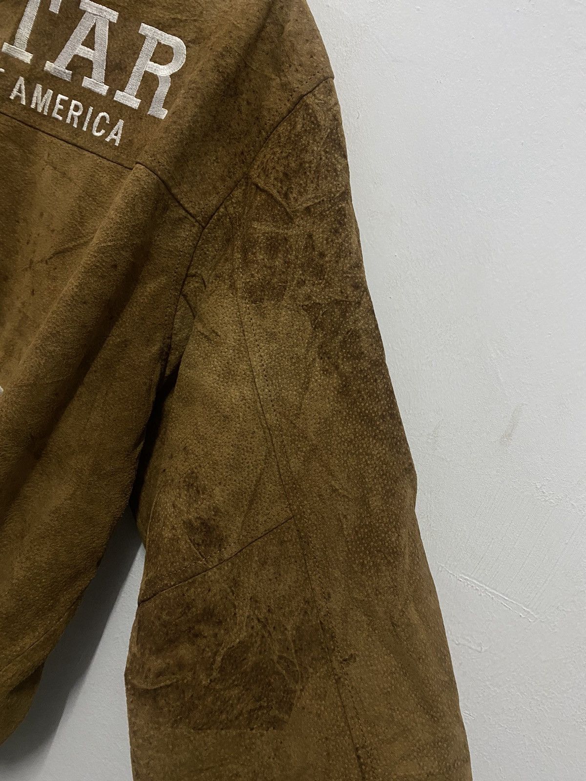 Converse VTG Leather Converse Bomber Suede Jacket Size US L / EU 52-54 / 3 - 4 Thumbnail