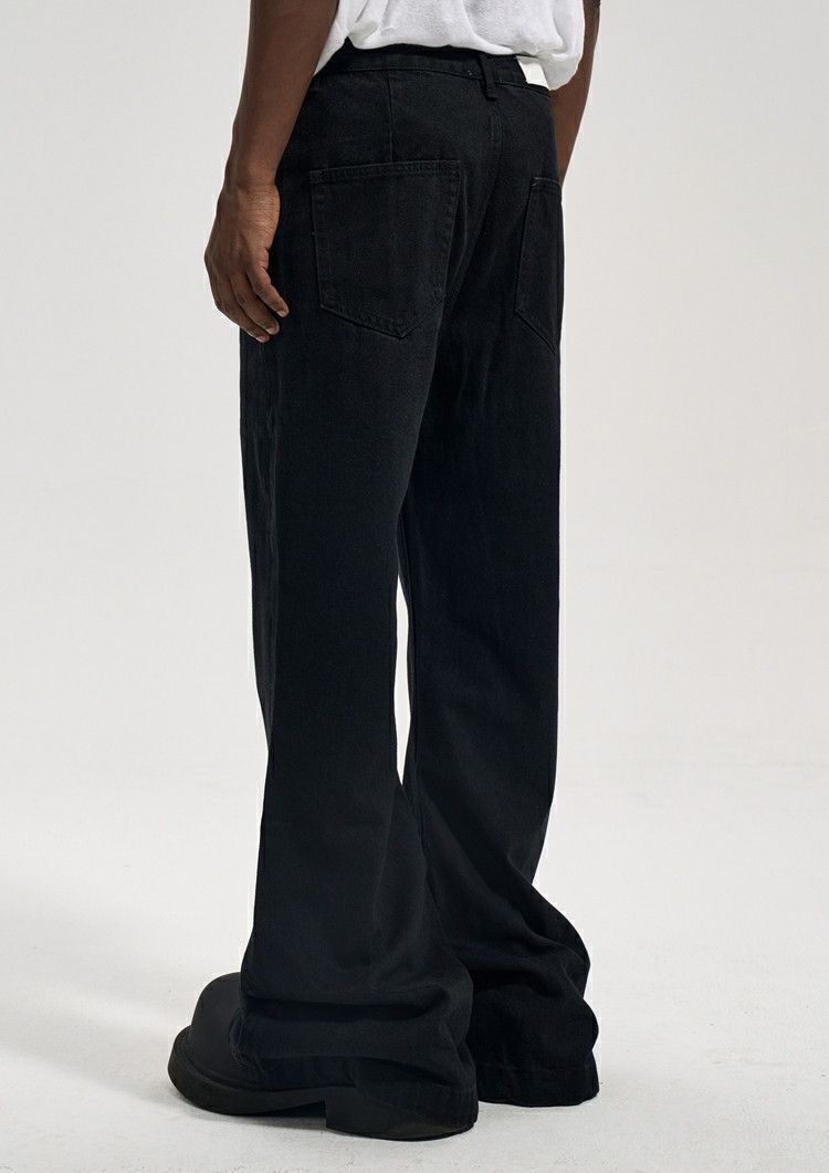yuppie fashion cleanfit flared jeans