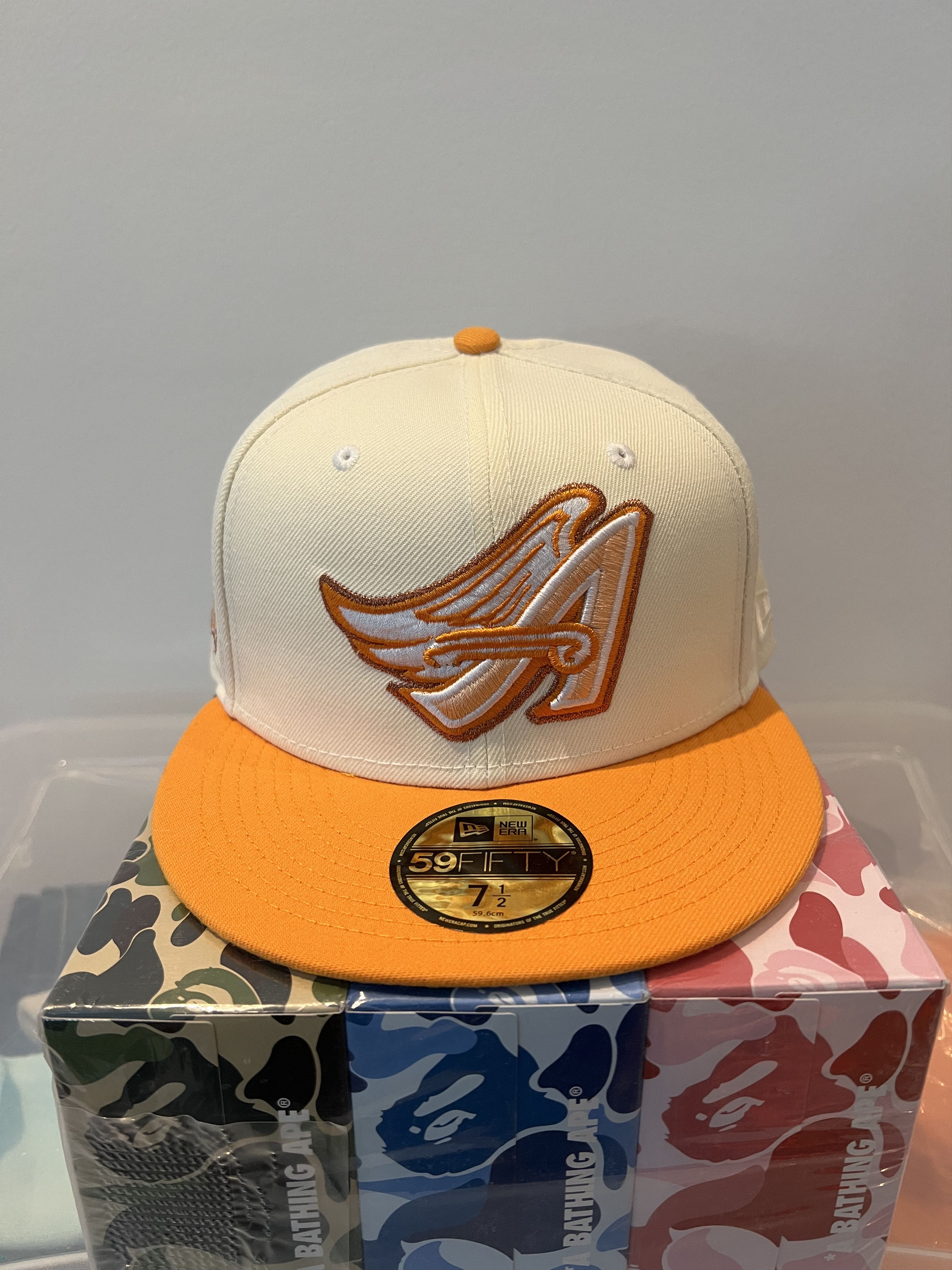 Anaheim Angels Hat Club Exclusive Cotton Candy Collection Fitted Size 7 3/8