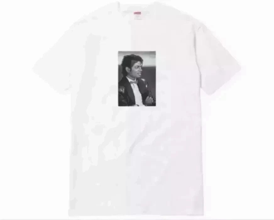 image of 17S/s Michael Jackson Tee White Size M, Men's