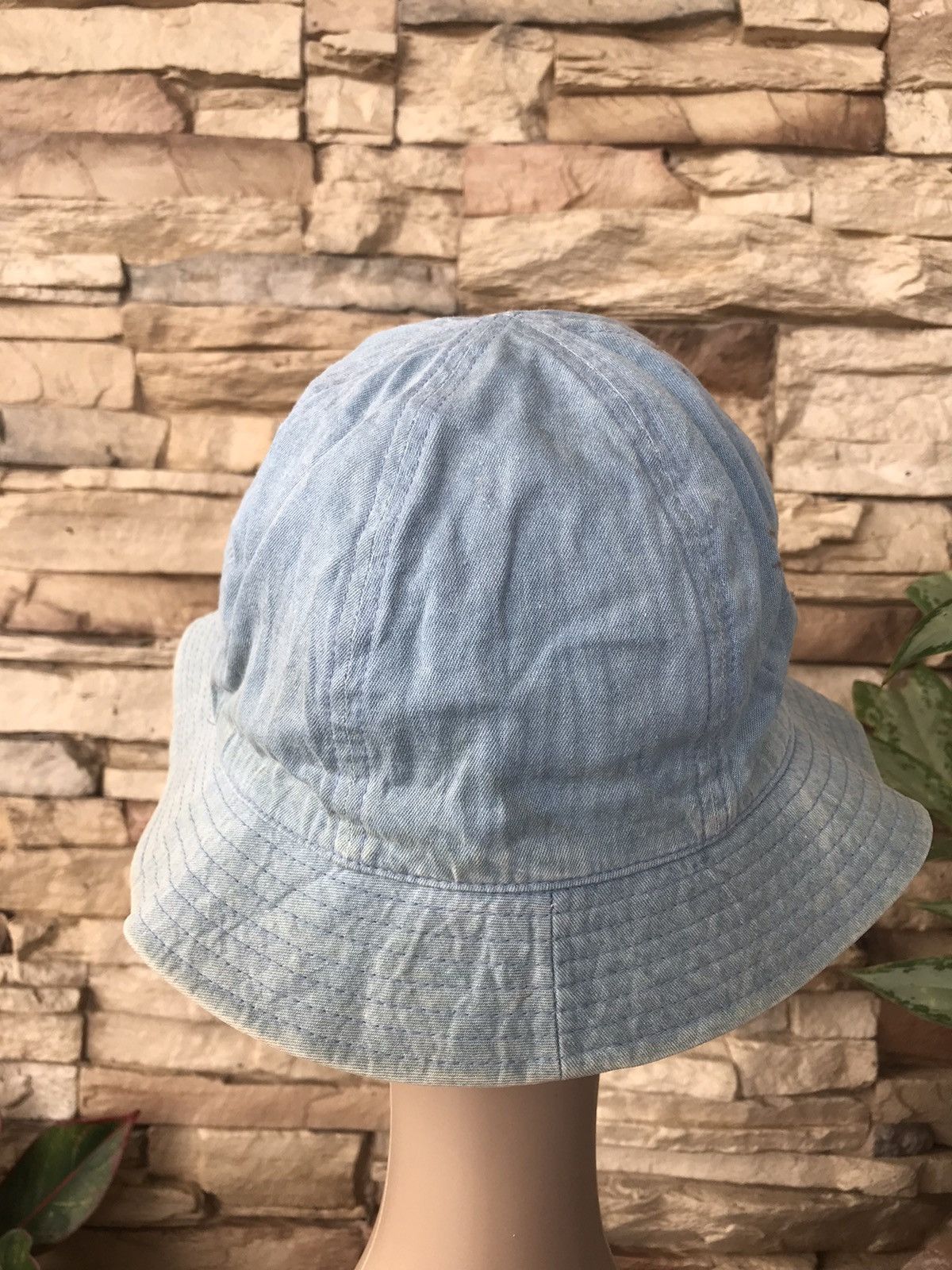Vintage Vintage Elle Denim Bucket Hat Size ONE SIZE - 3 Thumbnail
